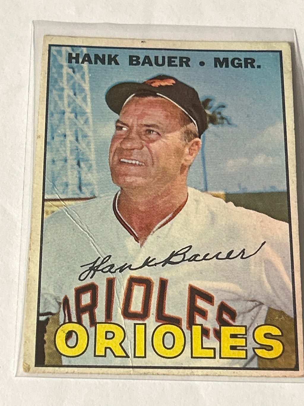 1967 Topps High # Hank Bauer #534