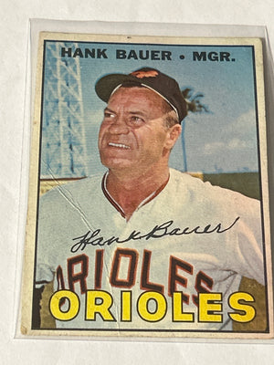1967 Topps High # Hank Bauer #534