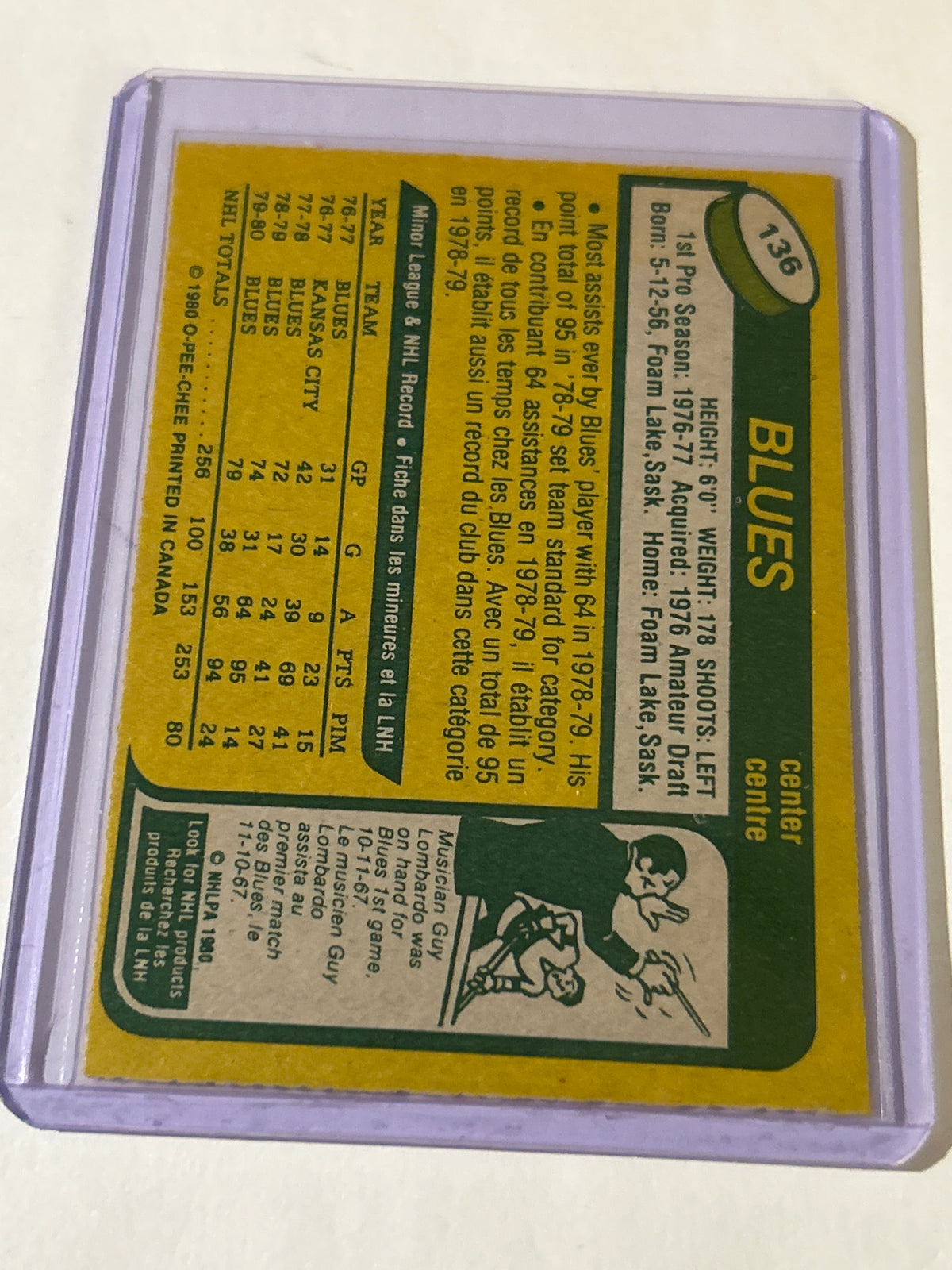 1980-81 Topps - Bernie Federko #136