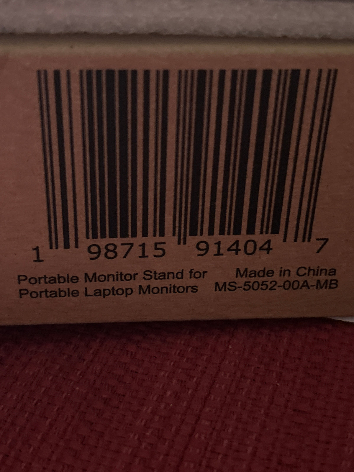 Portable Monitor Stand & Tablet - Adjustable, Foldable, Black