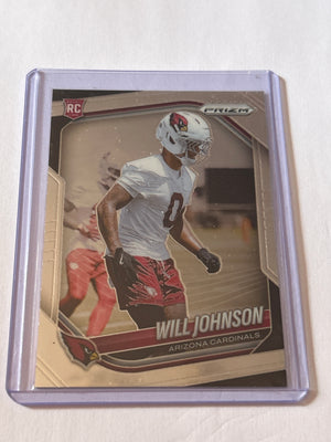 2025 Panini Prizm - Rookies Will Johnson #370 (RC)