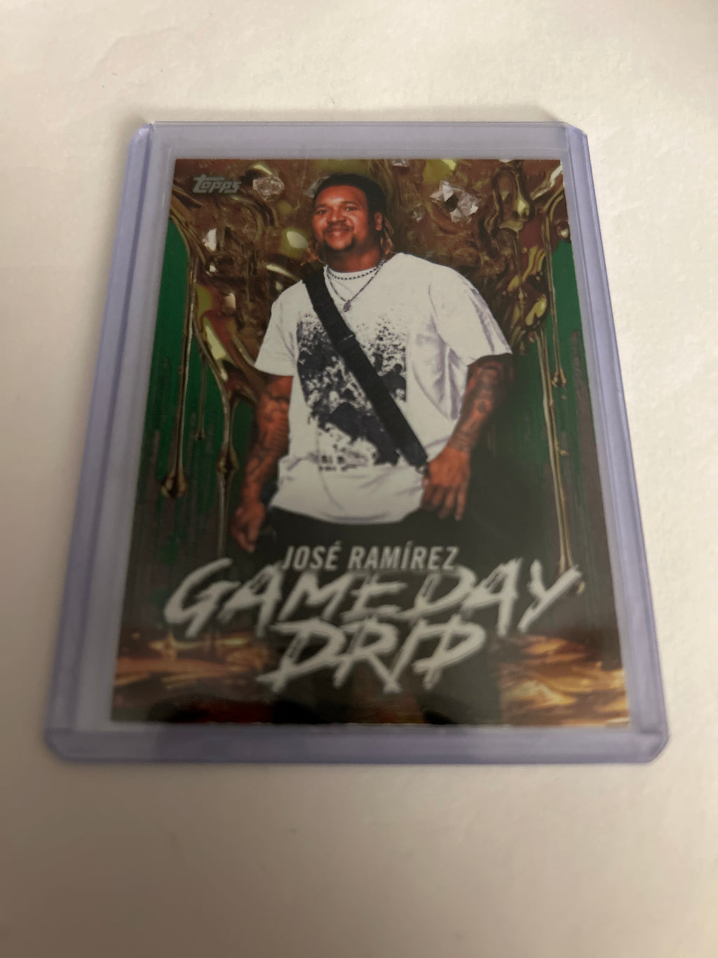 2026 Topps Series 1 Celebration GameDay Drip Green 33/99 Jose Ramirez #GD-18 MLB