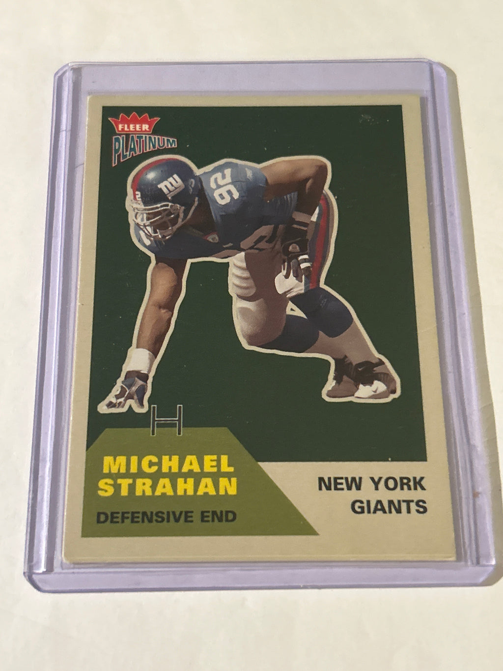 2002 Fleer Platinum - Michael Strahan #79