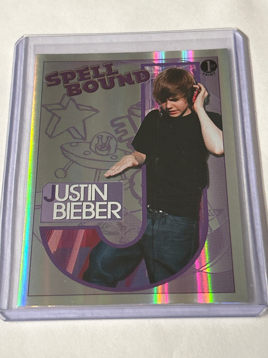 Justin Bieber – Spellbound Holographic Card 1st Edition