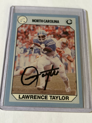 Lawrence Taylor – North Carolina Hand‑Signed Autograph (Not Pack‑Pulled)