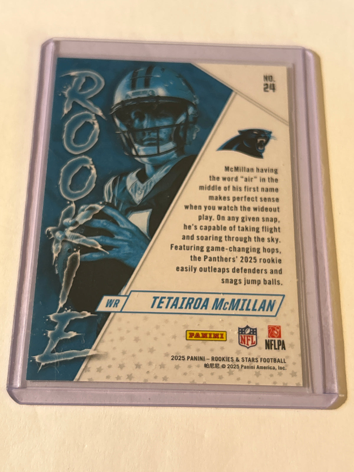 2025 Panini Rookies & Stars - Rookie Exclusive Tetairoa McMillan #24 (RC)