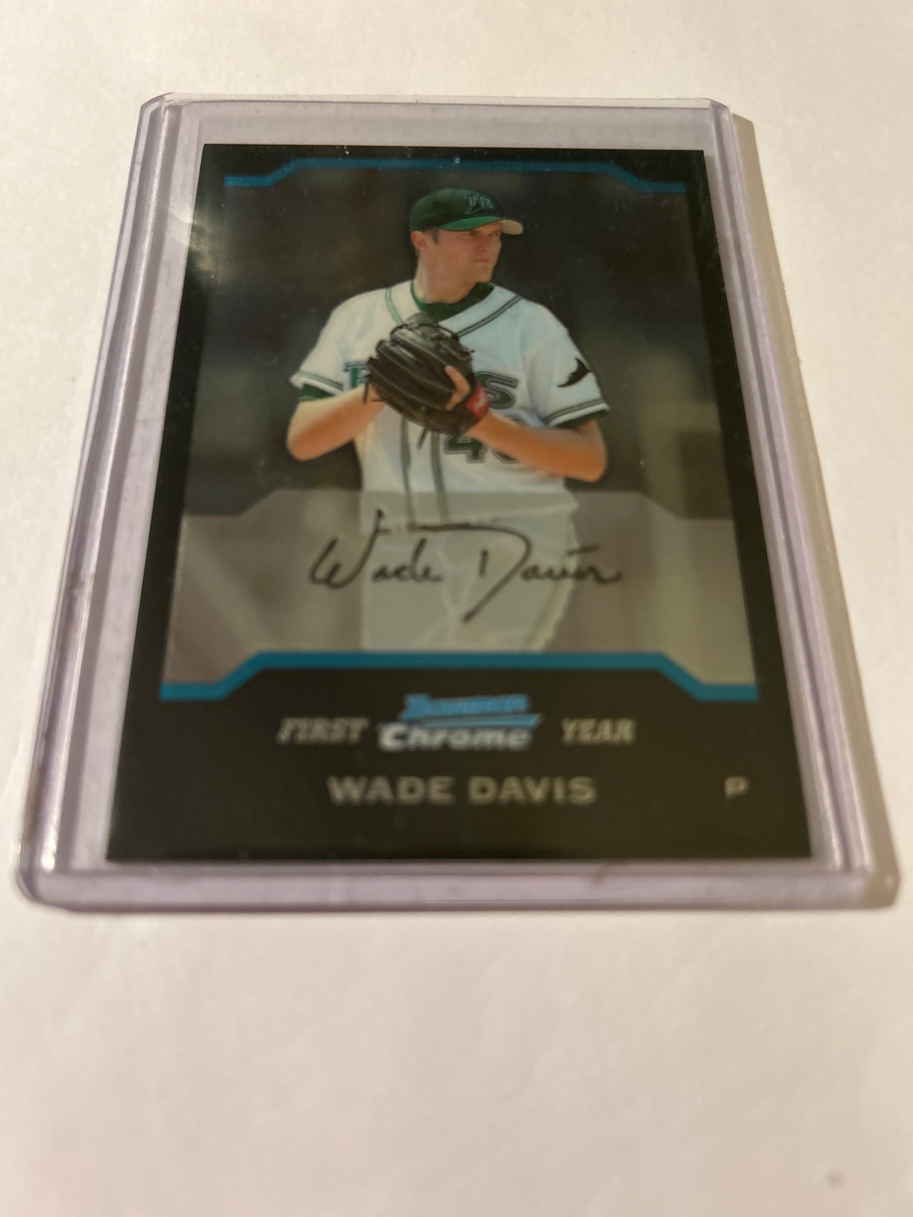 2004 Bowman Draft Picks & Prospects - Chrome Wade Davis #BDP75 Refractor (RC)
