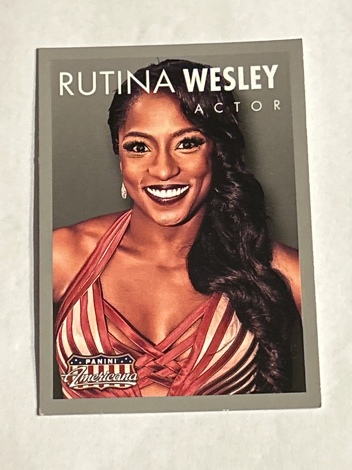 Panini Americana Rutina Wesley Actor Card