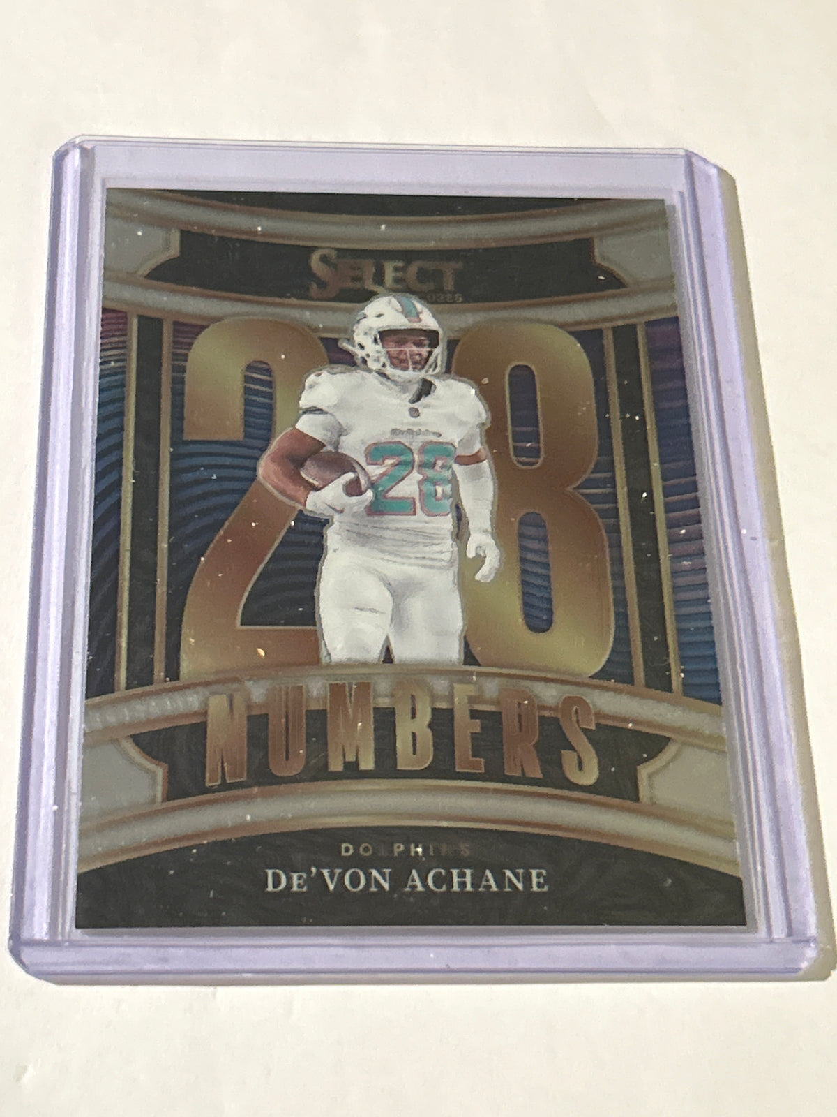 2025 Panini Select - Select Numbers De'Von Achane #13