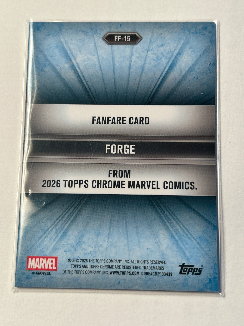 2026 Topps Chrome Marvel Comics: Fanfare Forge #FF15