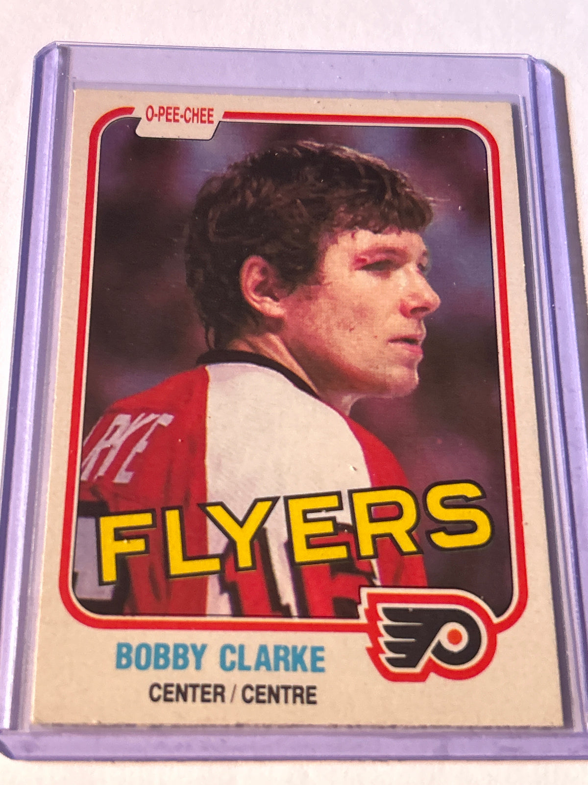 O-Pee-Chee 1981-82 Bobby Clarke #240 Philadelphia Flyers NHL Ice Hockey Card
