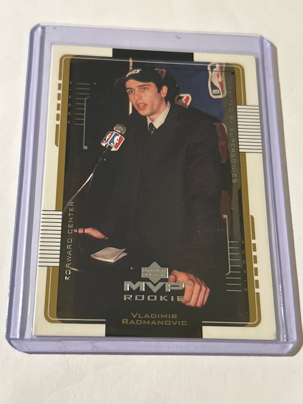 2001-02 Upper Deck MVP - Rookie Vladimir Radmanovic #191 (RC)