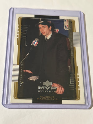 2001-02 Upper Deck MVP - Rookie Vladimir Radmanovic #191 (RC)