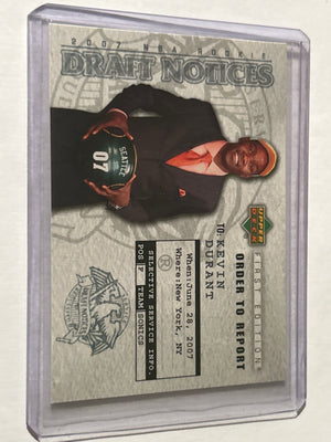 2007-08 Upper Deck First Edition Draft Notices Kevin Durant (RC) #DN2