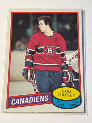 1980-81 O-Pee-Chee #58 Bob Gainey Montreal Canadiens HOF