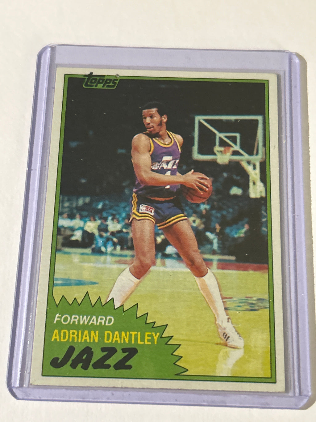 Topps 1981 Adrian Dantley #40 Utah Jazz 1981-82 Set Basketball Card