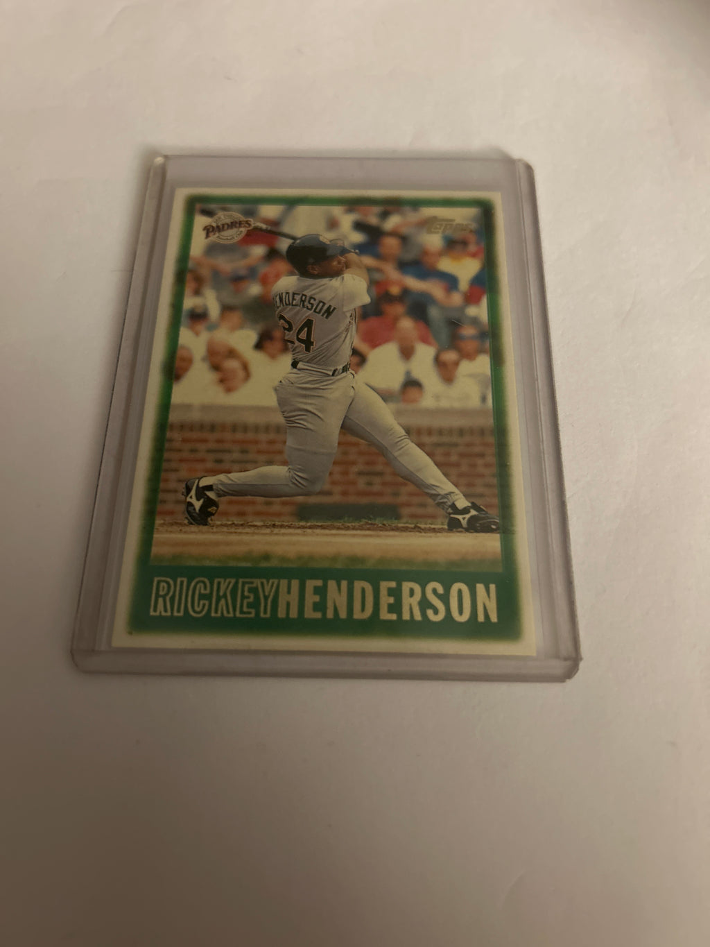 Topps 1997 Rickey Henderson #96 San Diego Padres Base Set Baseball Card