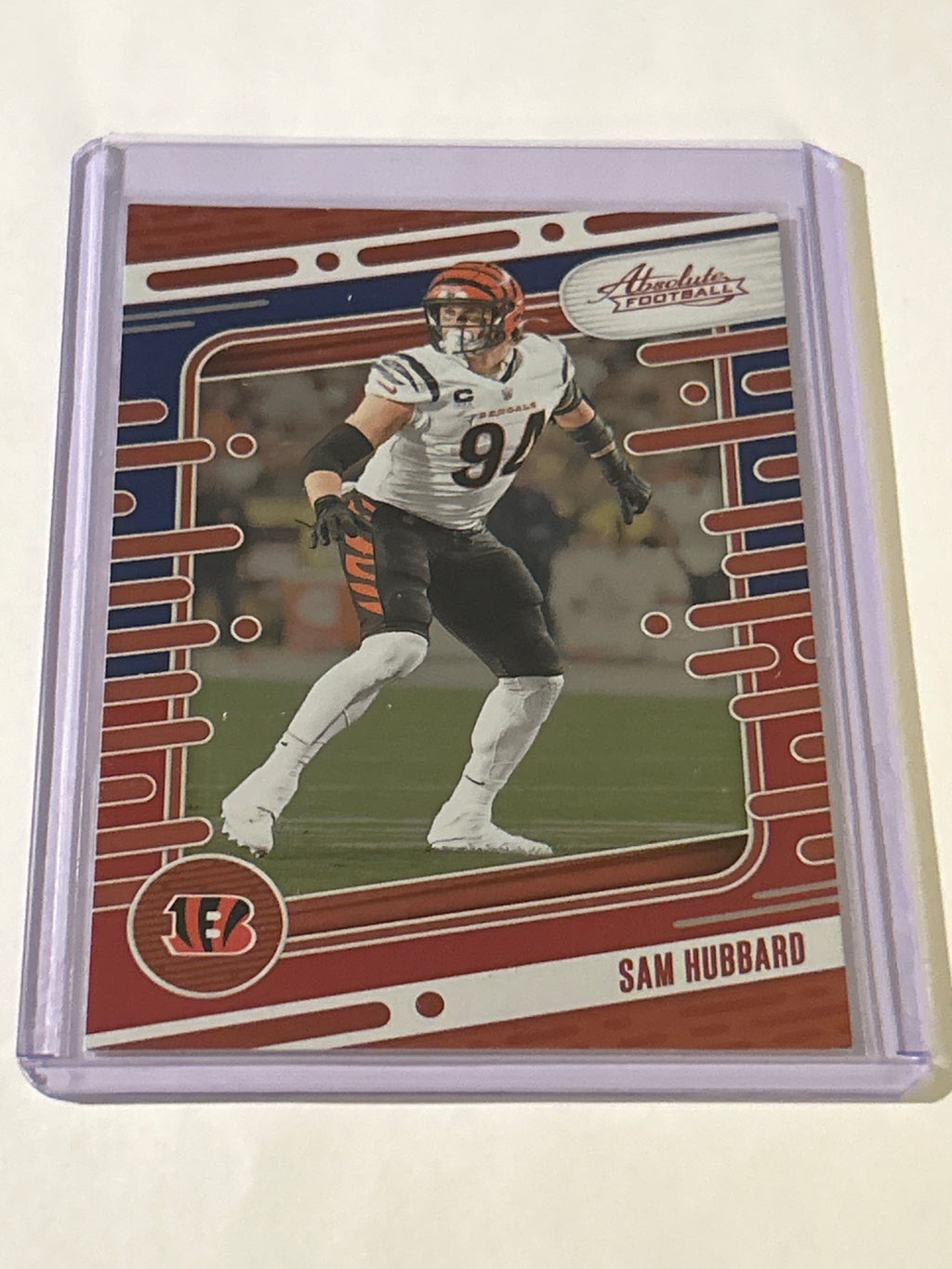 2024 PANINI ABSOLUTE BLUE RED SAM HUBBARD #21 Football BENGALS
