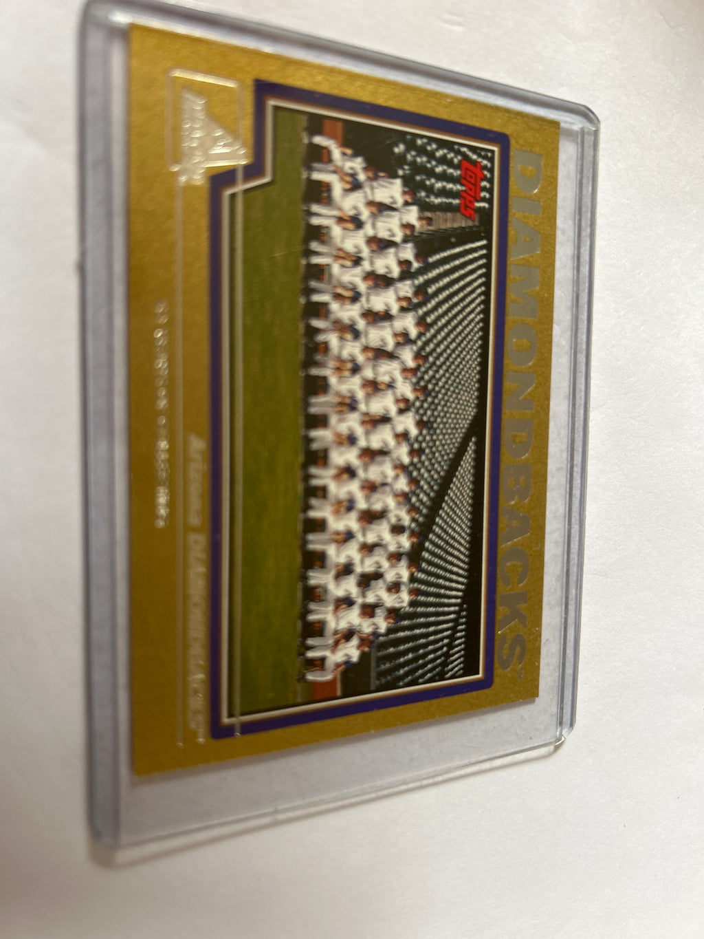 2004 Topps - Arizona Diamondbacks #639 Gold 1185 /2004