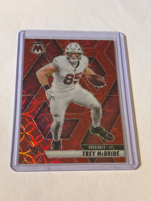 2025 Panini Mosaic- Trey McBride - #176 Red Mosaic Prizm
