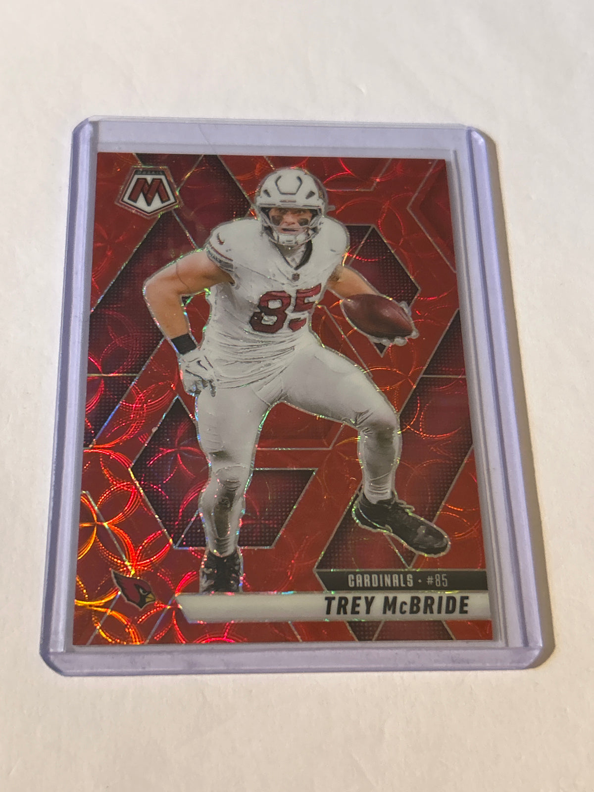 2025 Panini Mosaic- Trey McBride - #176 Red Mosaic Prizm