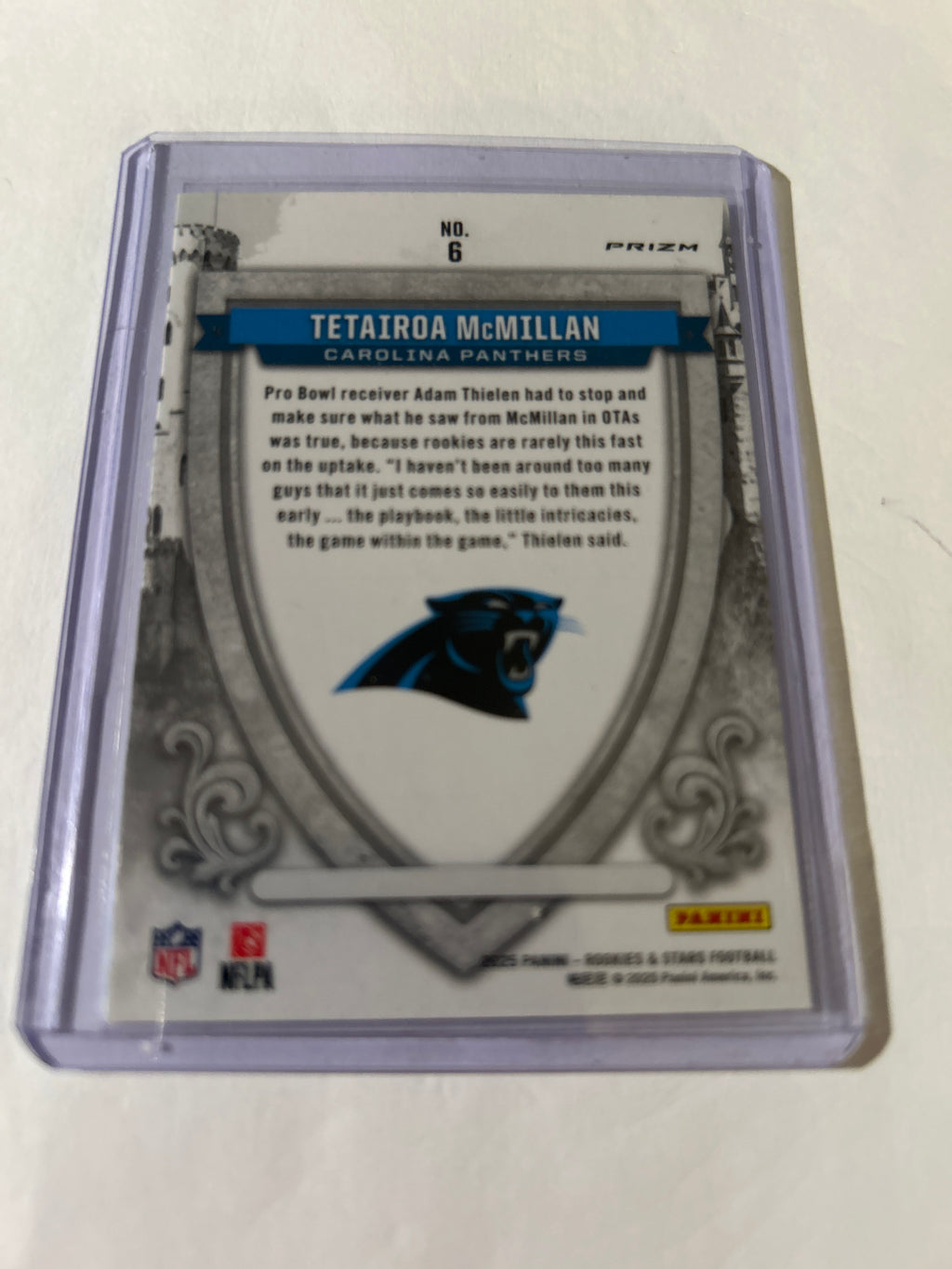 2025 Panini Rookies & Stars - Crusade Tetairoa McMillan #6 Silver (RC)
