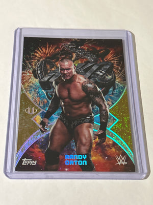 2025 Topps Universe - WWE Namesakes Randy Orton #NMS24 Gold Stone