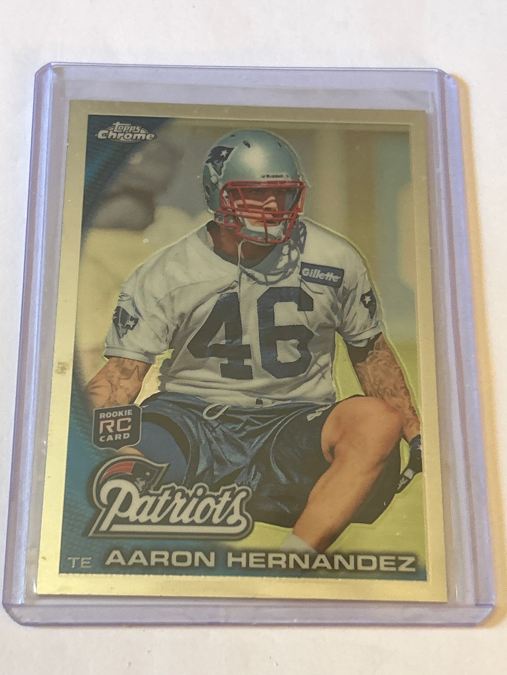 2010 Topps Chrome - Aaron Hernandez #C87 (RC)