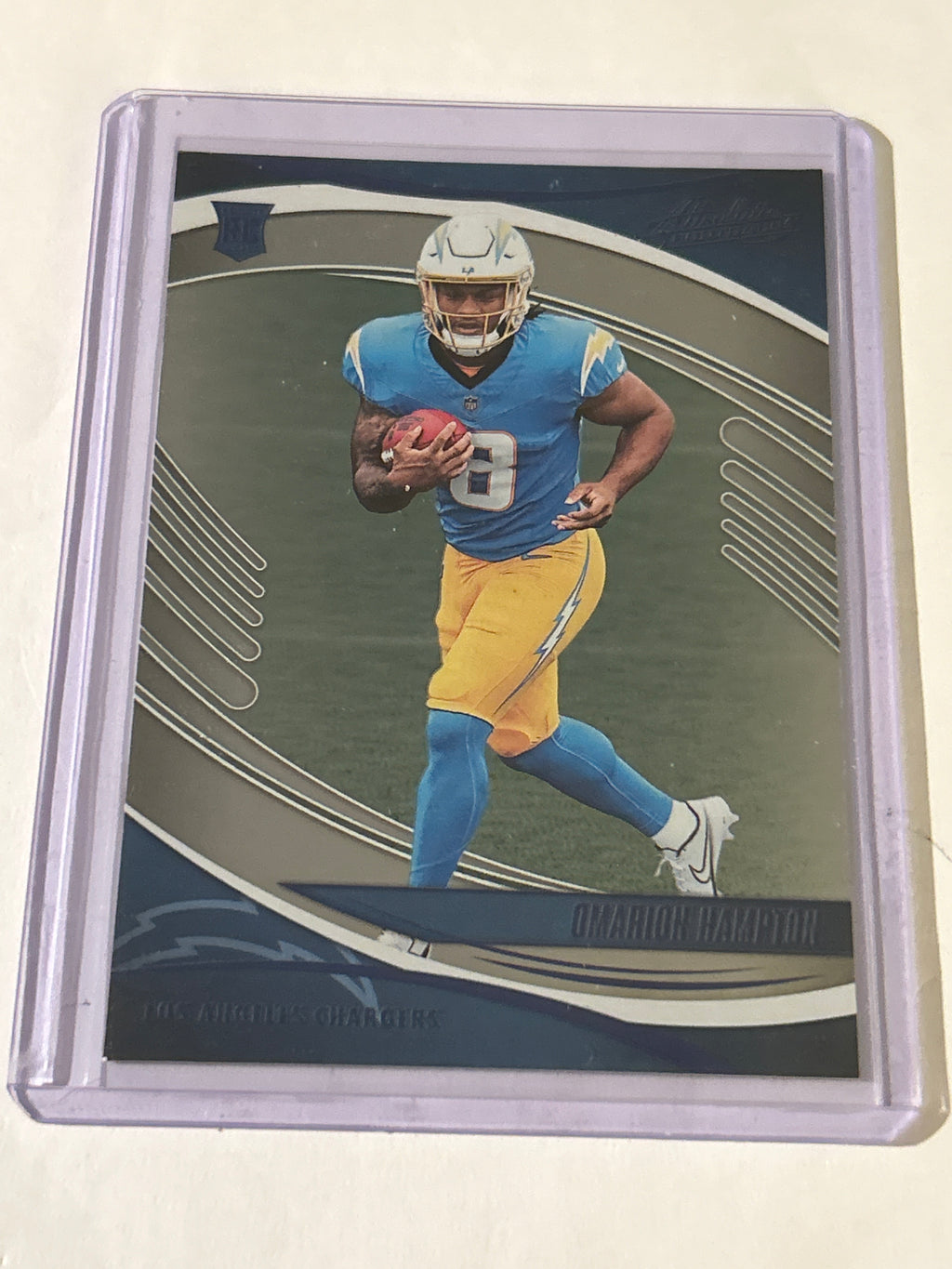 2025 Panini Absolute - Rookies Omarion Hampton #166 Blue (RC)