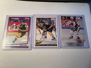Ray Bourque 3 Card Lot 1991 Score Upper Deck All Star Skills Premier Boston Bruins HOF