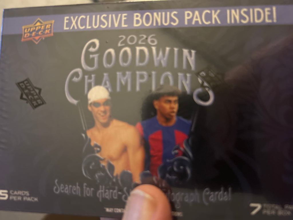 2026 Upper Deck Goodwin Champions Blaster Box with Exclusive Bonus Pack, Factory Sealed