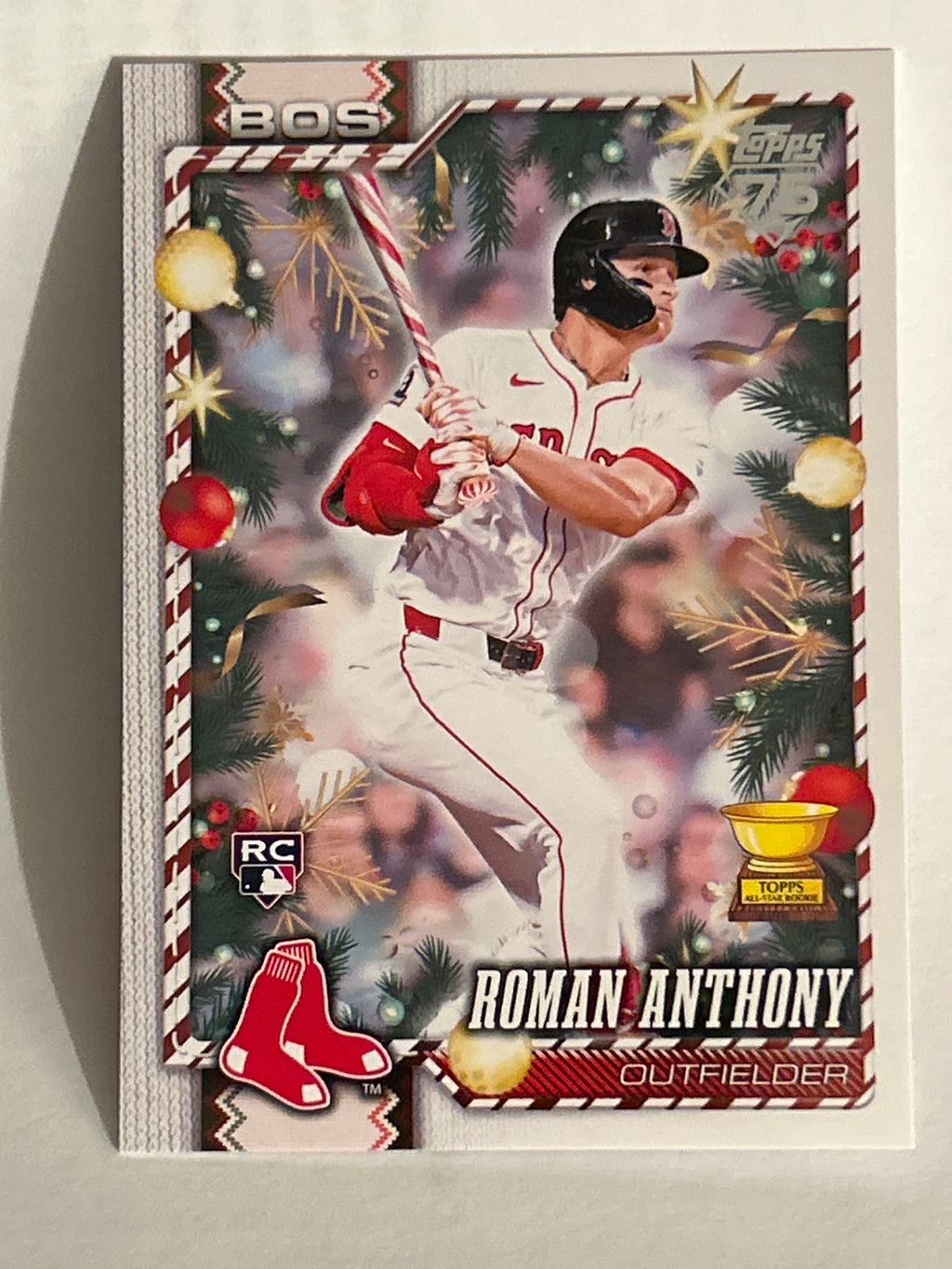 2026 Topps Holiday Roman Anthony RC #H170 Holiday Variation SP Boston Red Sox