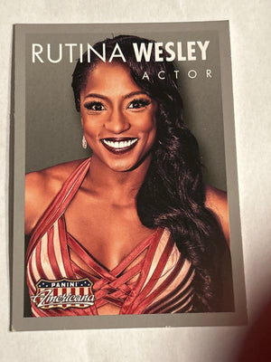 Panini Americana Rutina Wesley Actor Card